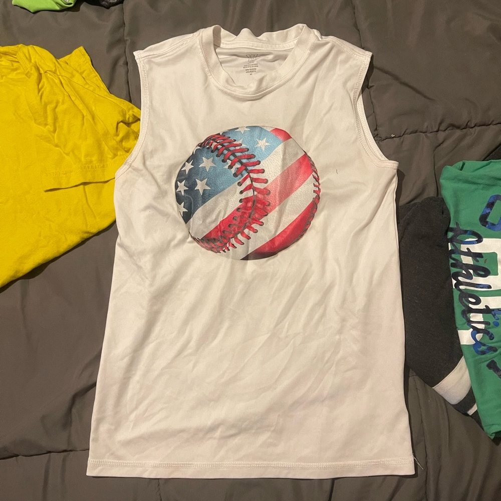 Lot of 3 boys 10/12 tank tops